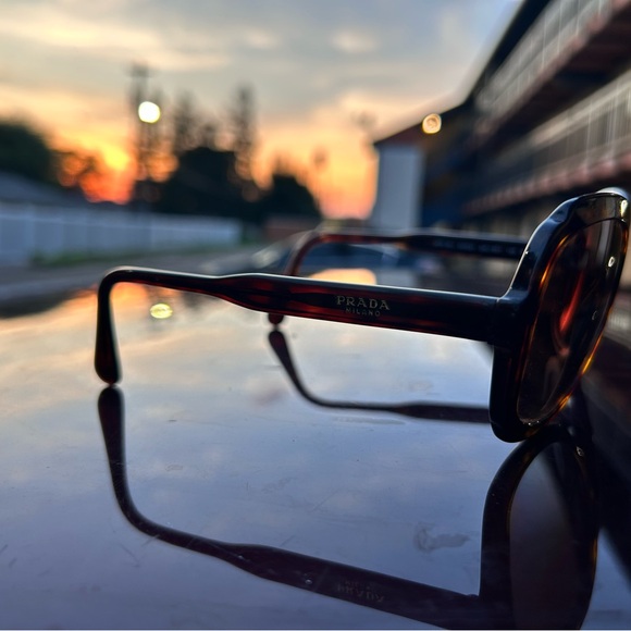 Prada Brown Tortoise Sunglasses - Picture 6 of 9